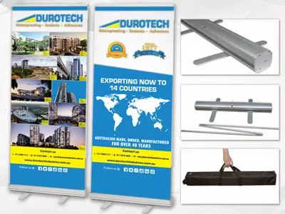 Retractable Banners Roll Up Standee, For Photo Shoot Backdrop And Exhibition Backdrop sellers